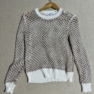 Derek Lam 10 Crosby open weave sweater